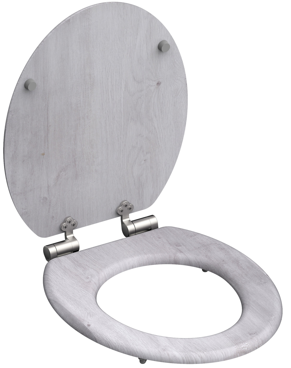 Mönstrad toalettsits universal med trĂ€kĂ€rna - BĂTTRE. CC-mĂ„tt: 130-185mm LĂ€ngd: 425-475mm Bredd: 375mm.