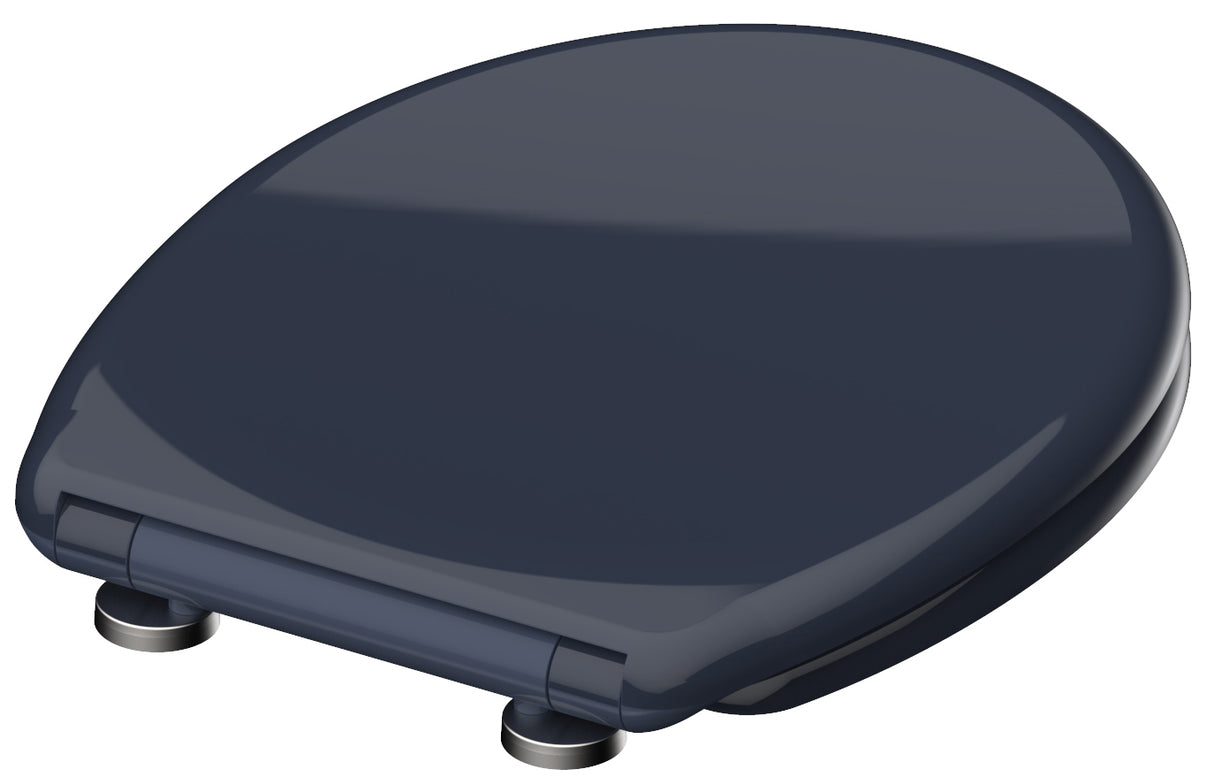 Antracit toalettsits universal i Duroplast - BÄST. CC-mått: 60-160mm Längd: 405-460mm Bredd: 375mm.