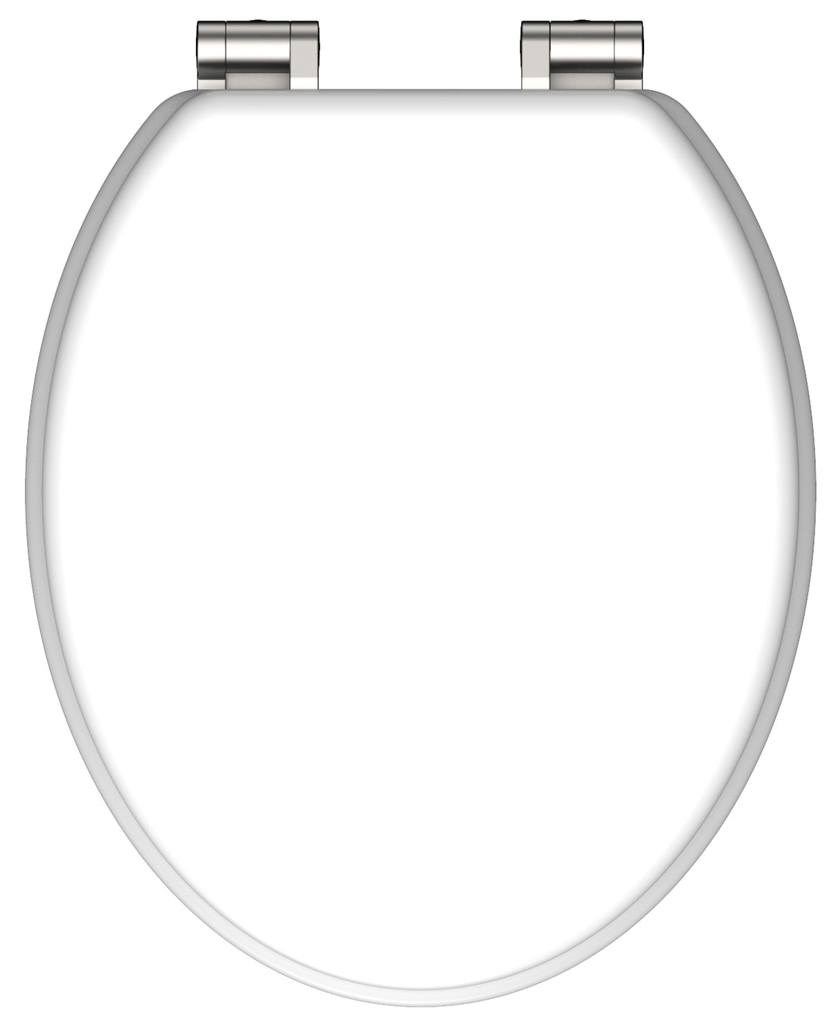 Vit toalettsits universal med trĂ€kĂ€rna - BĂTTRE. CC-mĂ„tt: 110-200mm LĂ€ngd: 425-475mm Bredd: 380mm.