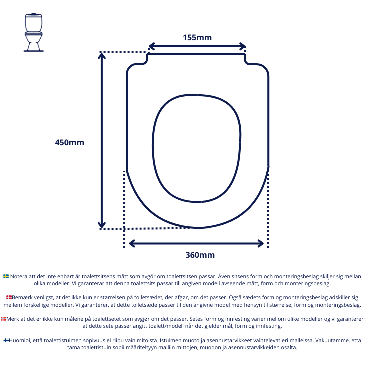 Vit toalettsits för Gustavsberg - BĂTTRE