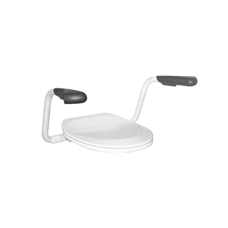 Vitt armstöd med hÄrdsits för Gustavsberg Nautic