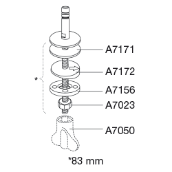 Svart slimmad toalettsits för IDO - BĂST