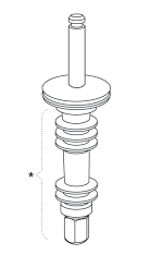 Svart toalettsits (Proppbeslag) - BĂST