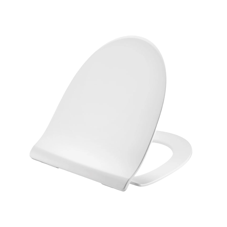 Vit slimmad toalettsits för IDO (Proppbeslag & Skruv) - BĂST