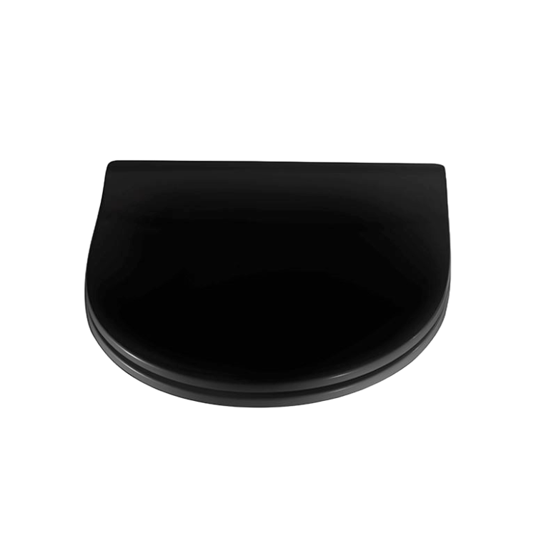 Svart slimmad toalettsits för IDO (Proppbeslag & Skruv) - BĂST