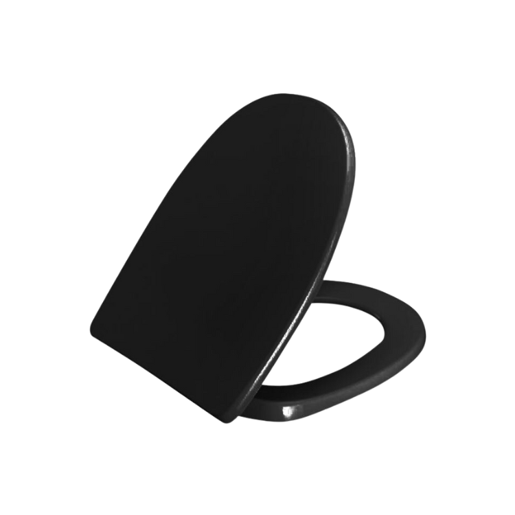 Svart toalettsits för Gustavsberg (Proppbeslag) - BĂST