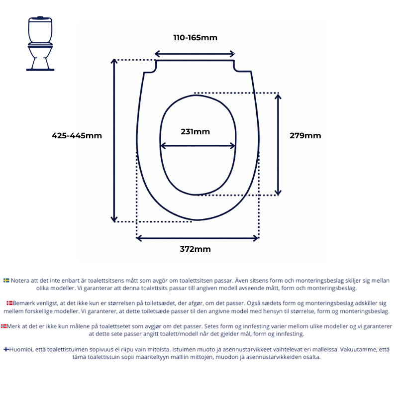 Vit toalettsits - BĂTTRE