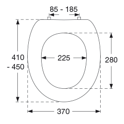 Svart toalettsits - BĂTTRE