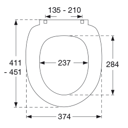 Rosa toalettsits - BĂST