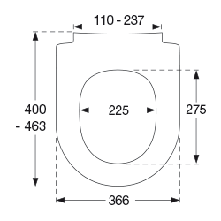 Svart matt toalettsits - BĂST