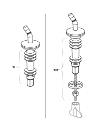 Vit slimmad toalettsits för IFĂ (Proppbeslag & Skruv) - BĂST
