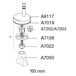 Svart toalettsits för A-collection - BÄST