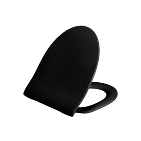 Svart slimmad toalettsits för IDO - BÄST