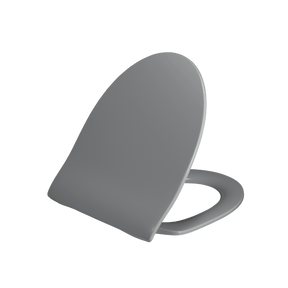 Antracitgrå slimmad toalettsits för IFÖ (Proppbeslag) - BÄST