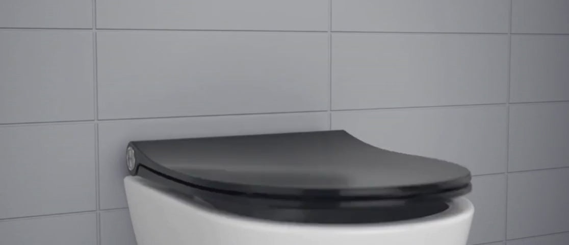 Hvitt matt toalettsete – BEST